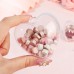 Orielis Clear Plastic Heart Ornaments - Ideal for Party Decor, Wedding Favors, and DIY Crafts (10 Pack)